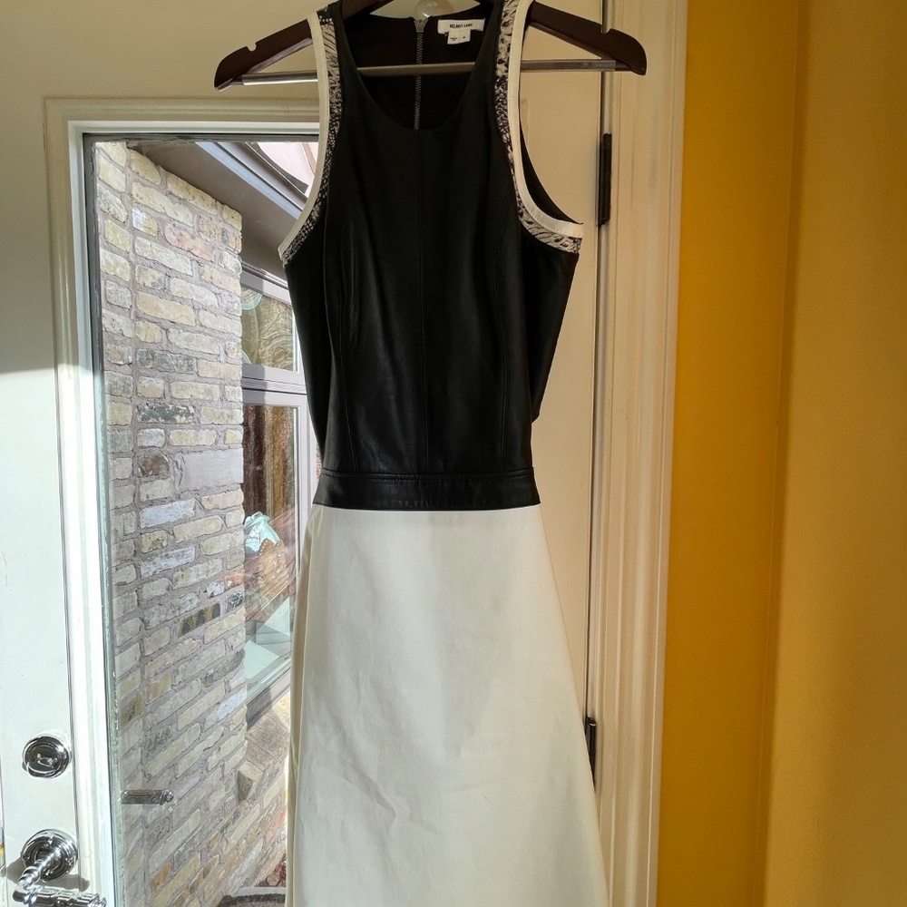 Helmut Lang dress Sz. 4 Black/white